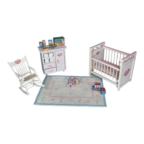 Dollhouse miniature nursery - miniature,