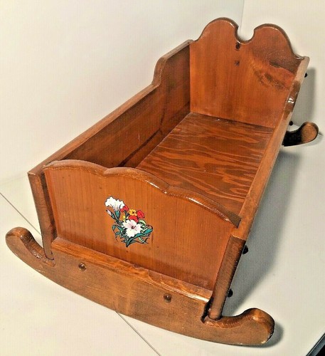 Cradle handmade wooden - 22",