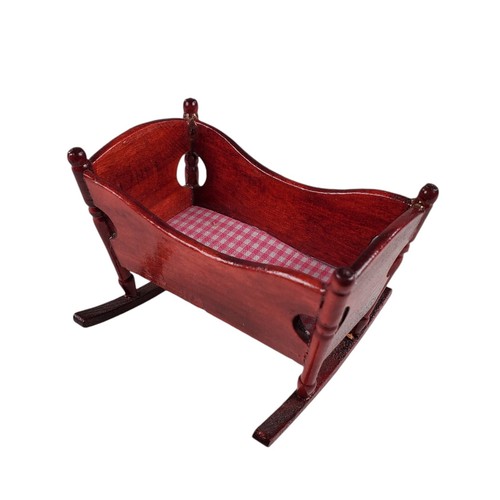 Dollhouse miniature baby crib - dollhouse,
