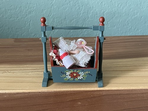 Dollhouse rocker crib - , 3.5x3