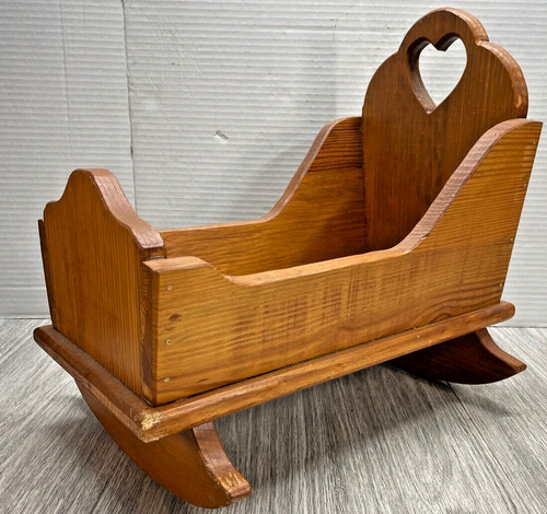 1991 handmade doll crib - 1991,